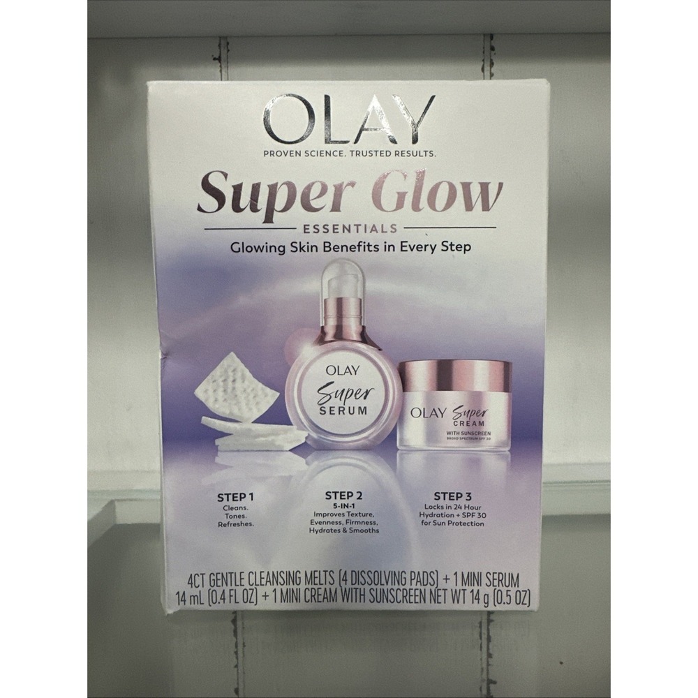 Olay Super Glow Essentials Kit EXP 06/27